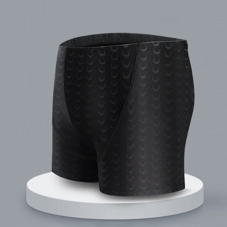 Men Boxer Slim Hot Spring Sharkskin Swimming Shorts