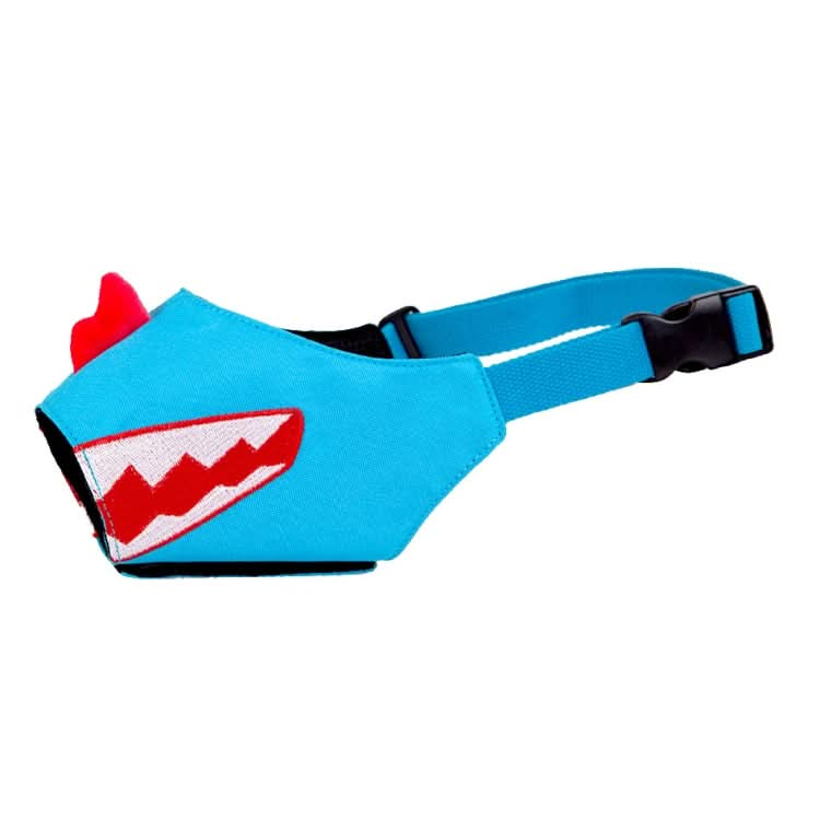 Cartoon Dog Mouth Cover Anti-Bite Nylon Dog Mask, Size: - Reluova