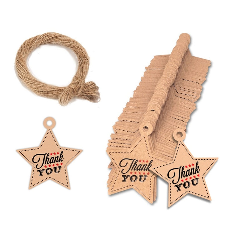 Thank You DIY Handmade Gift Baked Twine Hang Tag My Store