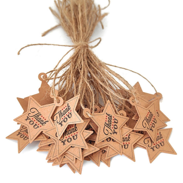 Thank You DIY Handmade Gift Baked Twine Hang Tag