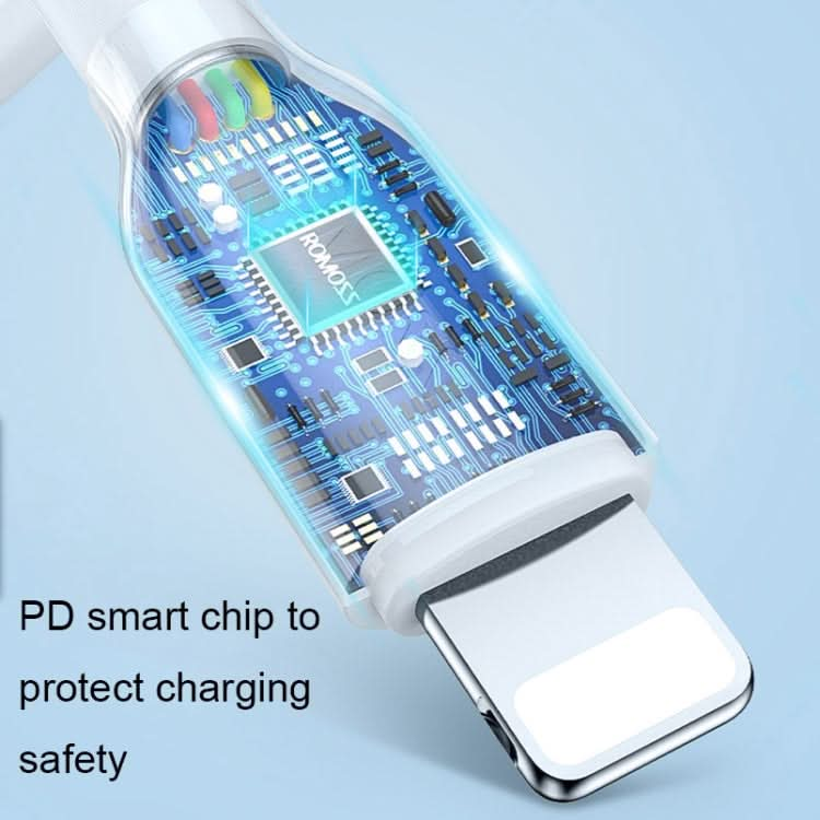 ROMOSS CB1713 20/27W PD Type-C / USB-C To 8 Pin Fast Charging Cable, Length: 0.3m