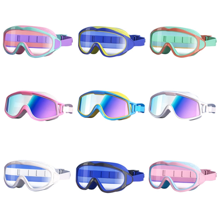 Anti-fog Children Swimming Goggles Comfortable Large Frame Diving Glasses