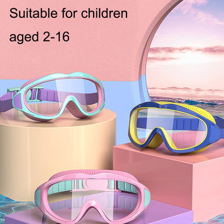 Anti-fog Children Swimming Goggles Comfortable Large Frame Diving Glasses