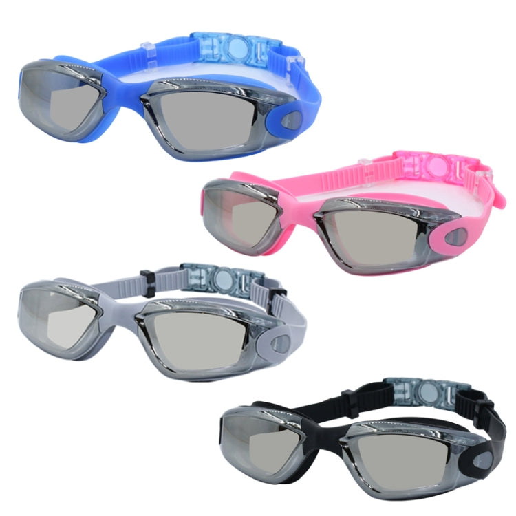 HD Waterproof and Anti-fog Electroplating Swimming Goggles