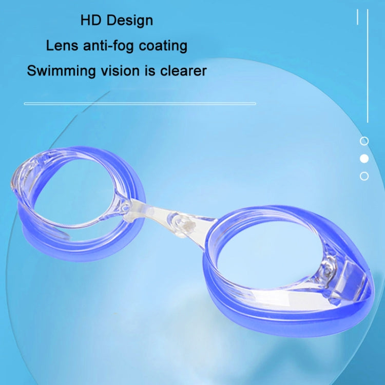 HAIZID 2 PCS Adult Competition Training Transparent Myopia Swimming Goggles, Color: 580AF Black Reluova