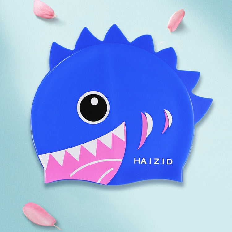 HAIZID Cute Cartoon Waterproof Silicone Children Swimming Cap