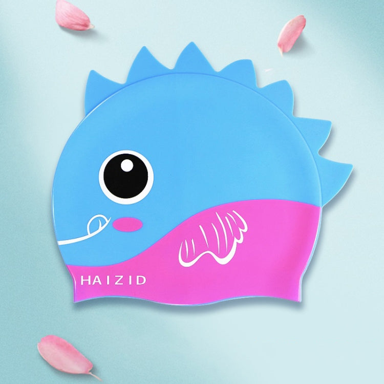 HAIZID Cute Cartoon Waterproof Silicone Children Swimming Cap Reluova