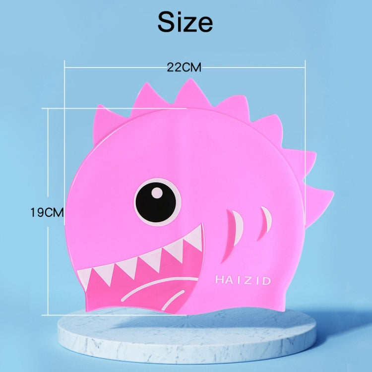 HAIZID Cute Cartoon Waterproof Silicone Children Swimming Cap