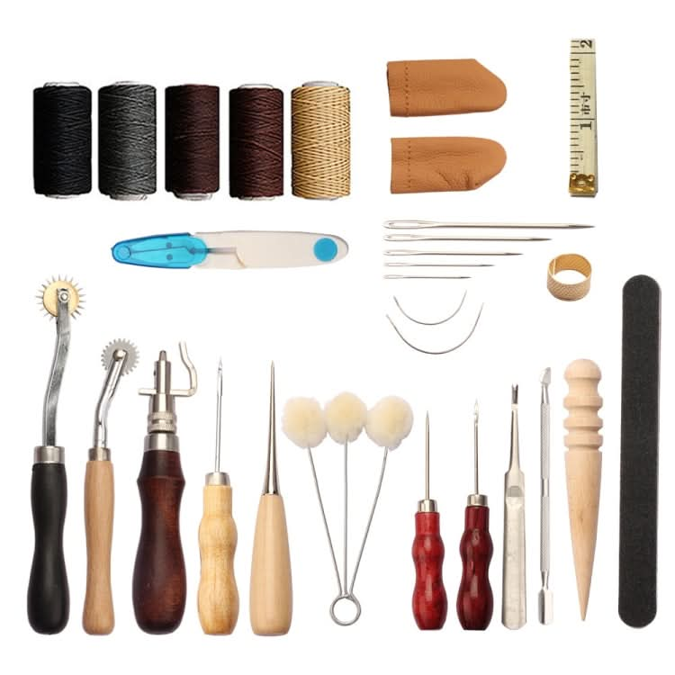 Handmade Leather DIY Tool Set Sewing Craft Tool Set Reluova