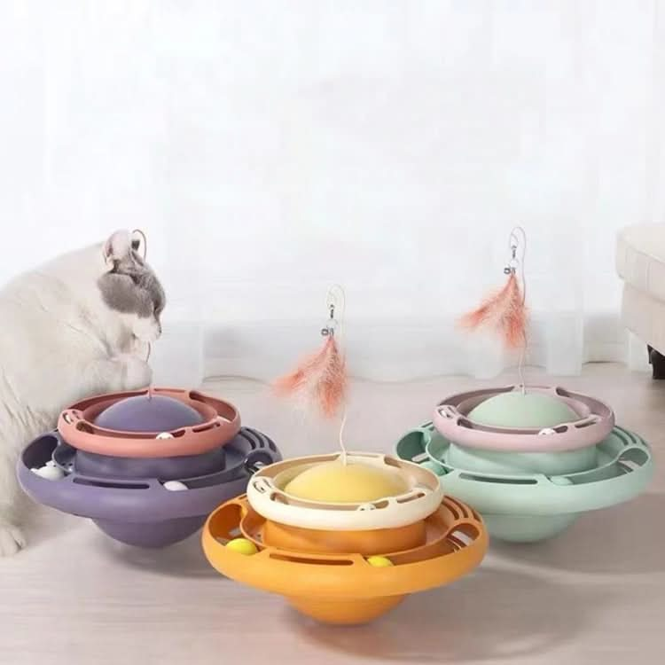 Tumbler Turntable Pet Cat Planet Toy - Reluova