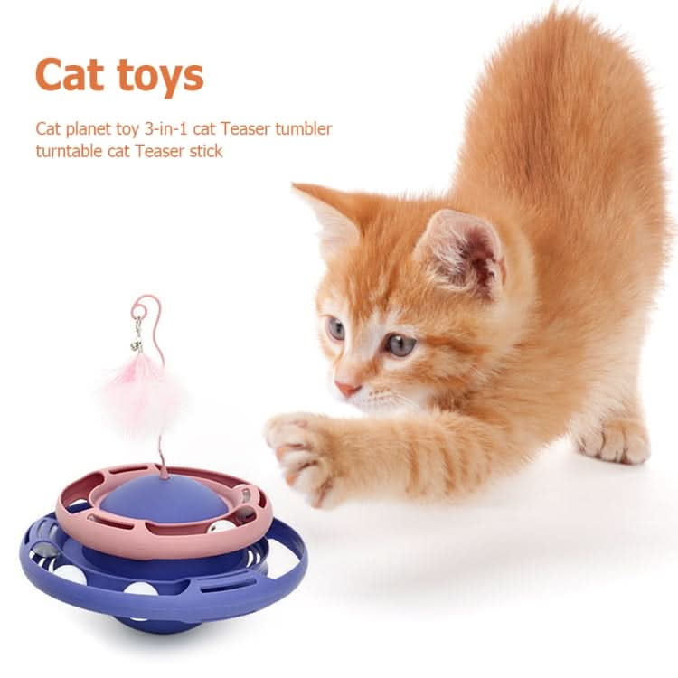 Tumbler Turntable Pet Cat Planet Toy - Reluova