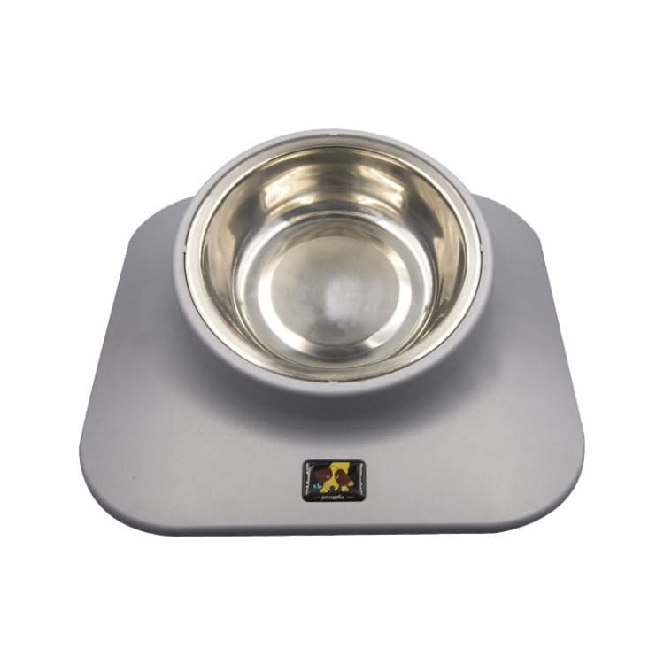 Pugga Pet Stainless Steel Anti-Slip Bowl Cat Dog Tilted Neck Feeder, Style: - Reluova