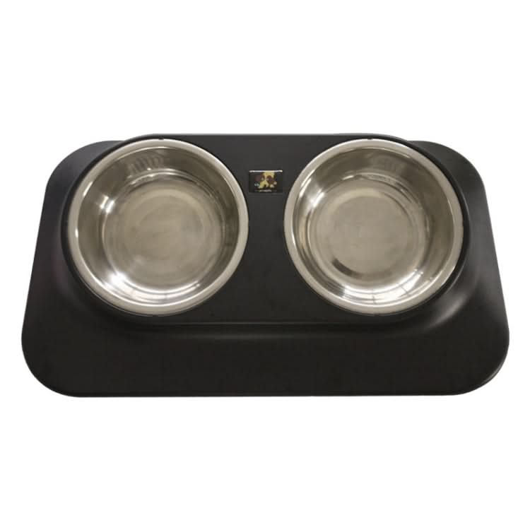 Pugga Pet Stainless Steel Anti-Slip Bowl Cat Dog Tilted Neck Feeder, Style: - Reluova