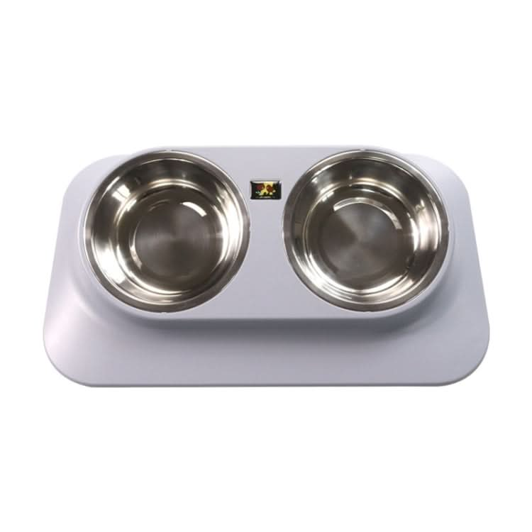 Pugga Pet Stainless Steel Anti-Slip Bowl Cat Dog Tilted Neck Feeder, Style: - Reluova