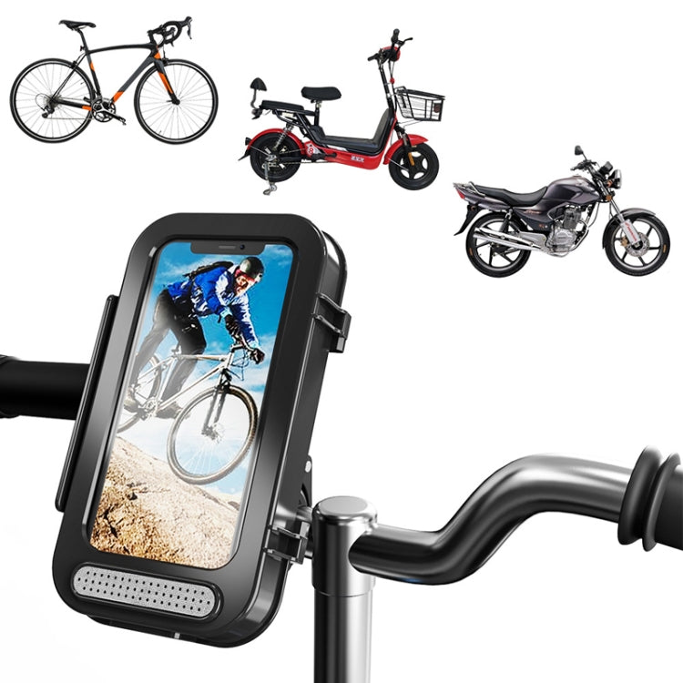 Bicycle Waterproof Bag Motorcycle Transparent Flip Phone Holder Reluova