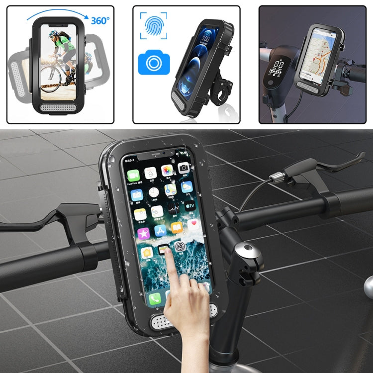 Bicycle Waterproof Bag Motorcycle Transparent Flip Phone Holder Reluova