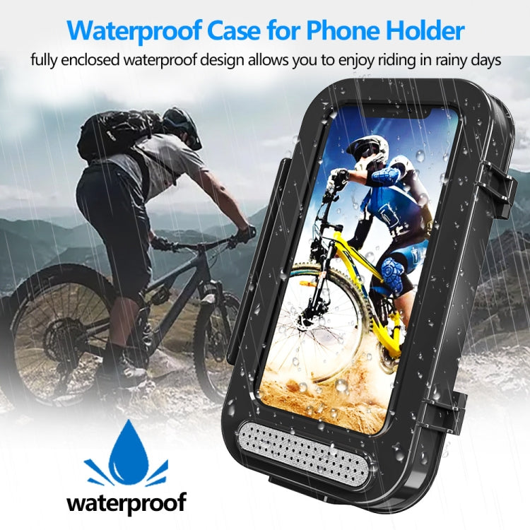 Bicycle Waterproof Bag Motorcycle Transparent Flip Phone Holder Reluova