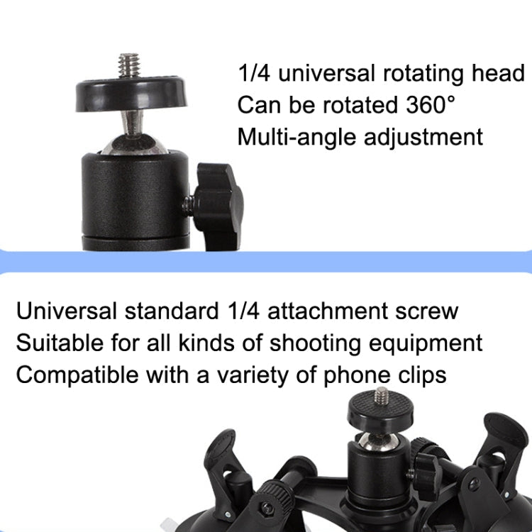 Car General Purpose Vehicle Bracket Suction Cup Fixed Glass Video Shooting Base