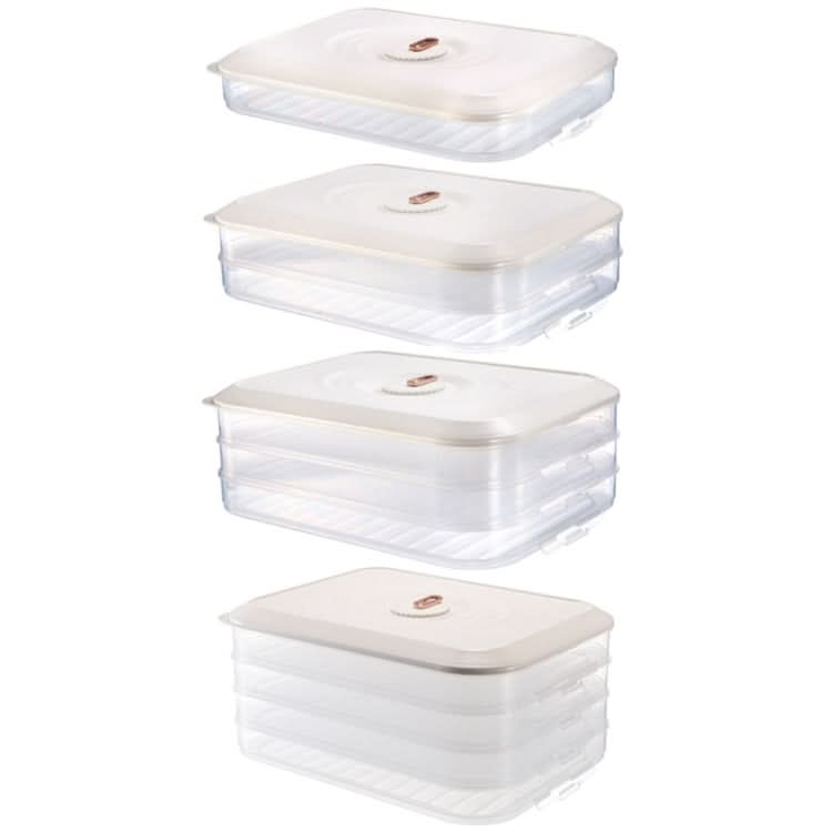 Household Refrigerator Freezer Large Capacity Dumpling Box, Capacity: Reluova