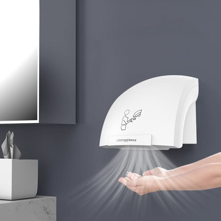 Interhasa 220V Automatic Electric Hand Dryer Mini  Induction Hand Drying Machine,Style: