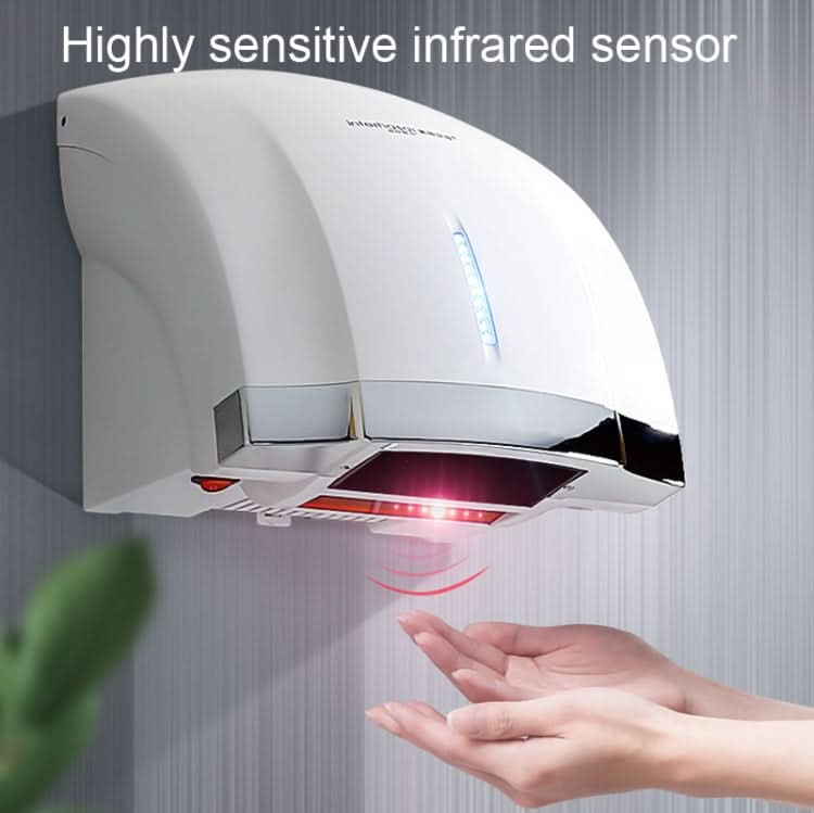 Interhasa  220V 1800W Hot and Cold Switching Electric Hand Dryer,Model: