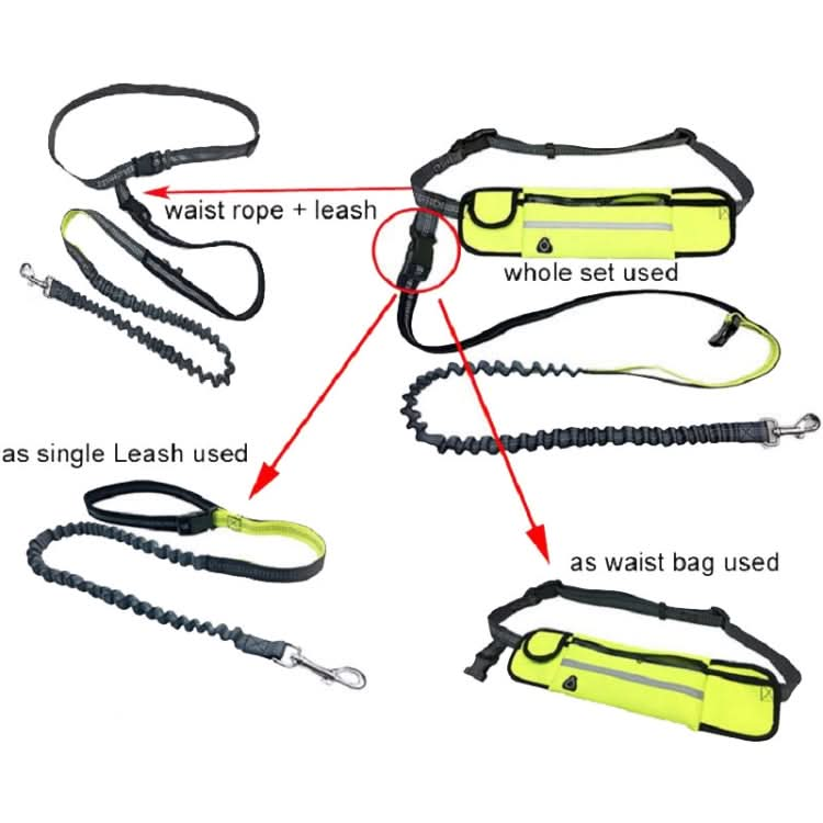 Pet Run Traction Rope Portable Waist Bag - Reluova