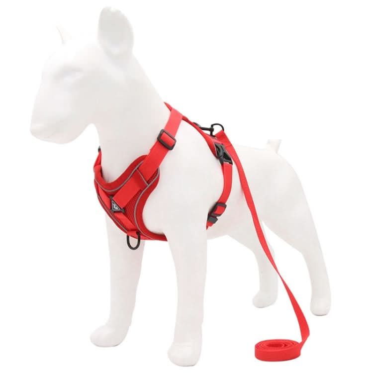 HT-864 Pet Traction Rope Reflective Breathable Dog Chest Strap Vest, Size: - Reluova