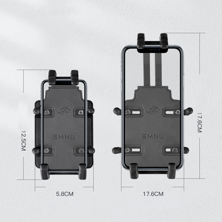 SMNU SM008 Motorcycle Aluminum Alloy Polyclaw Phone Bracket ÎҵÄÉ̵ê