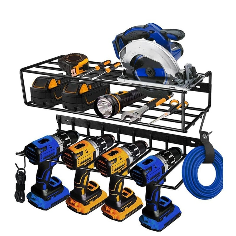 Wall Mounted Handheld Drill Tool Storage Rack