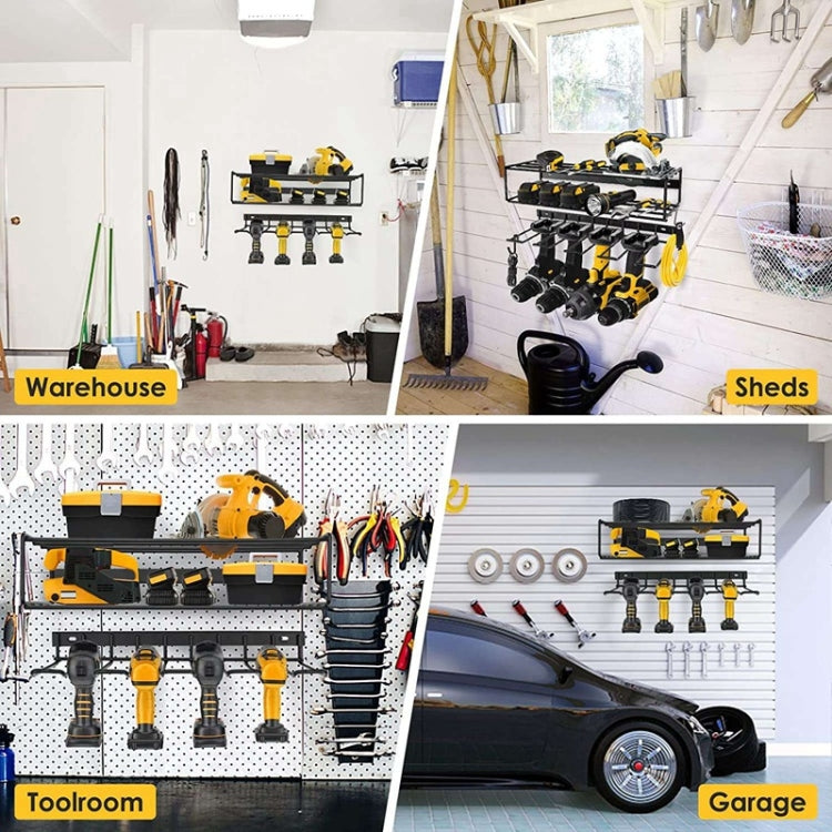 Wall Mounted Handheld Drill Tool Storage Rack