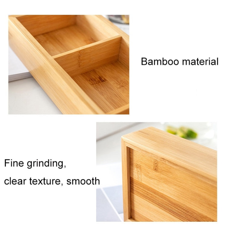 Bamboo Dried Food Box Compartment Candy Box Snack Storage Box