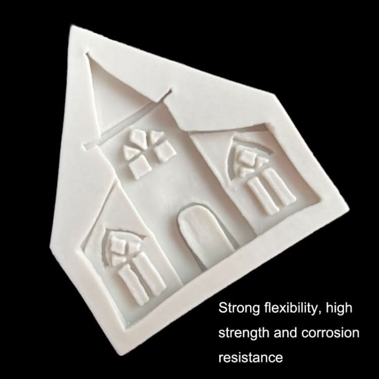 Castle Musical Silicone Mold Chocolate Fondant Cake Decor, Style:, Specification: Triangle Reluova