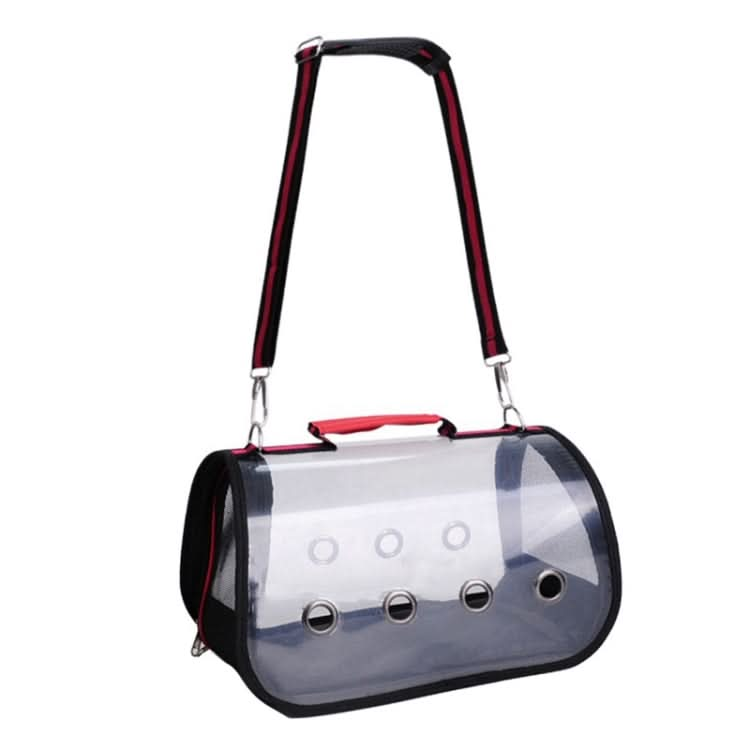 Transparent Ventilation With Wooden Standing Stick Bird Cage Small Pet Out Bag - Reluova