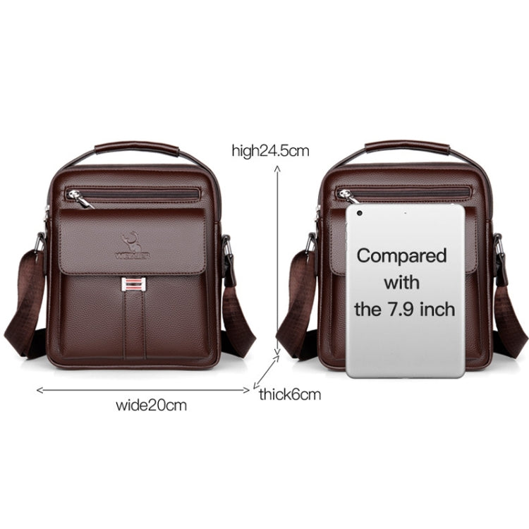 WEIXIER D244 Men Shoulder Bag Large Capacity Business Retro Messenger Bag My Store