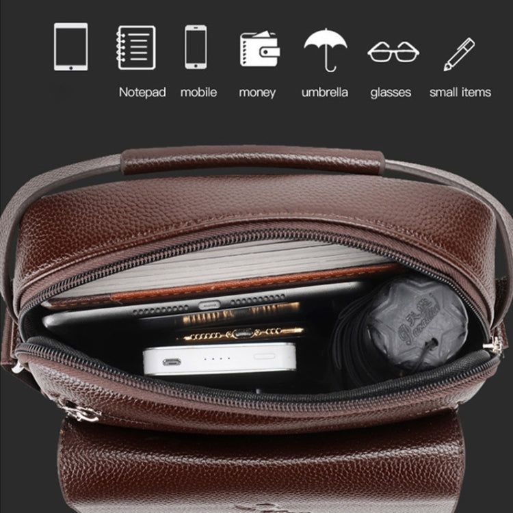 WEIXIER D244 Men Shoulder Bag Large Capacity Business Retro Messenger Bag My Store