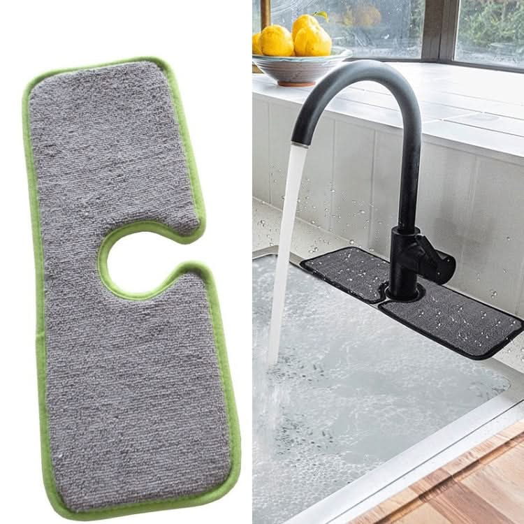 Basin Drain Pad Absorbent Dry Cleaning Pad Fiber Towel Water Mat Color Random Delivery, Size: Reluova