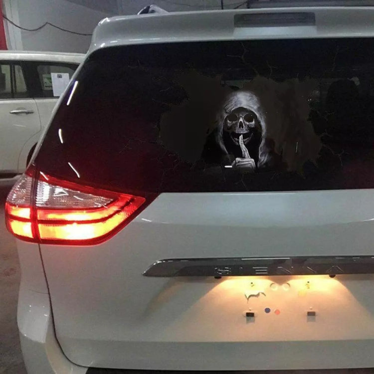 5PCS Halloween Horror Skull Car Window Sticker, Size:-Reluova