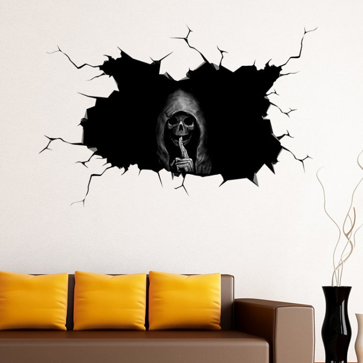 5PCS Halloween Horror Skull Car Window Sticker, Size:-Reluova