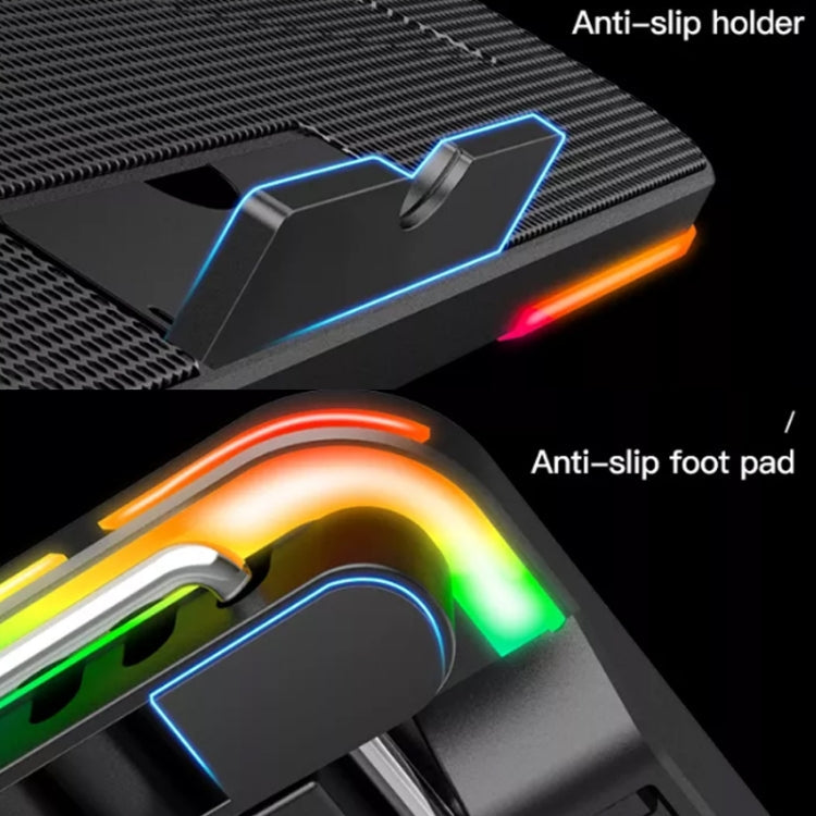 CoolCold F5  Laptop Radiator Bracket Office Desk Adjustable Laptop Cooler,Style: My Store