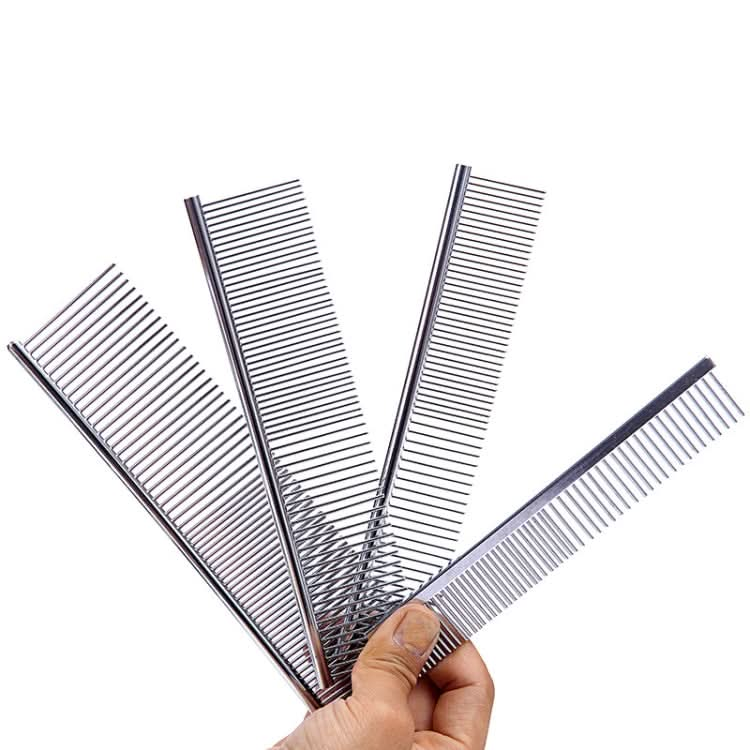 Stainless Steel Pet Comb Pet Hair Comb, Specification: XL - Reluova