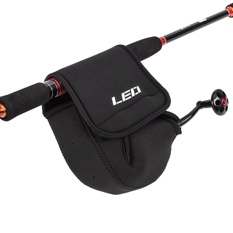 LEO 27918 Slotted Spinning Fishing Wheel Bag Fishing Carrier Protection Soft Cover, Size: