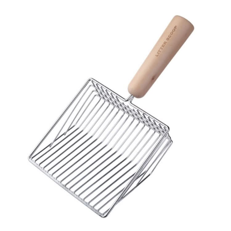 Metal Wooden Handle Cat Litter Remove Pet Cleaning Tool, Specification - Reluova