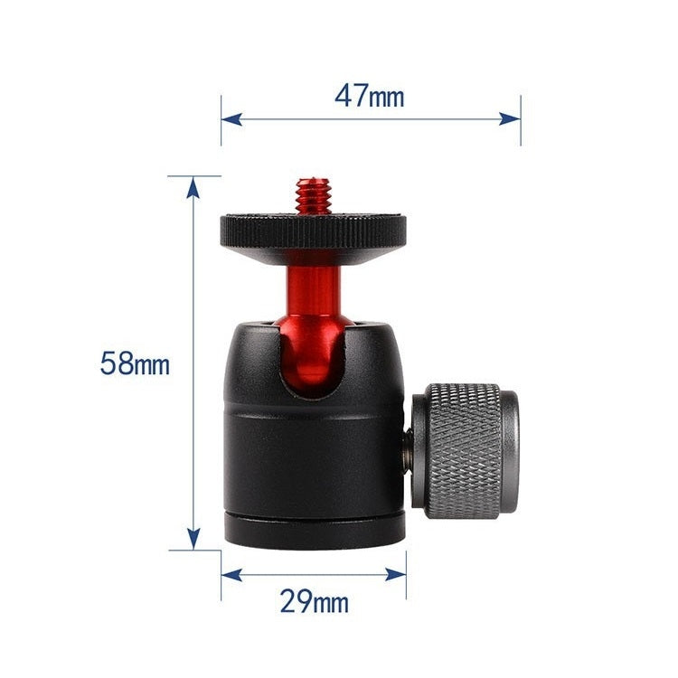 2 PCS Universal Spherical Head Camera Fill Light Tripod Bracket-Reluova