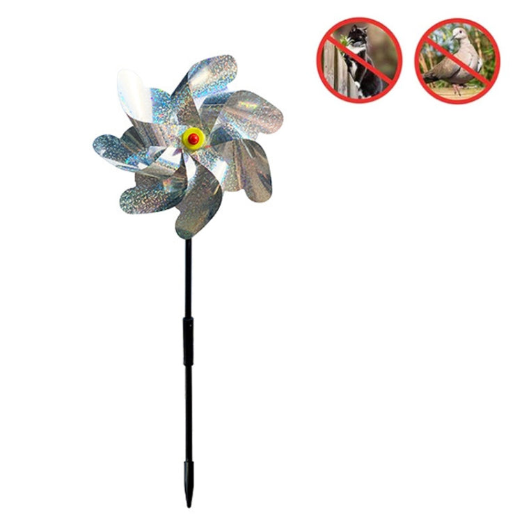 Balcony Garden Farmland Bird Catcher Reflector Anti-bird Laser Windmill, Style: Seven My Store