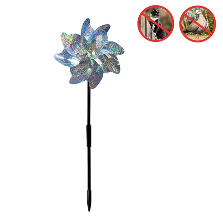 Balcony Garden Farmland Bird Catcher Reflector Anti-bird Laser Windmill, Style: Seven My Store