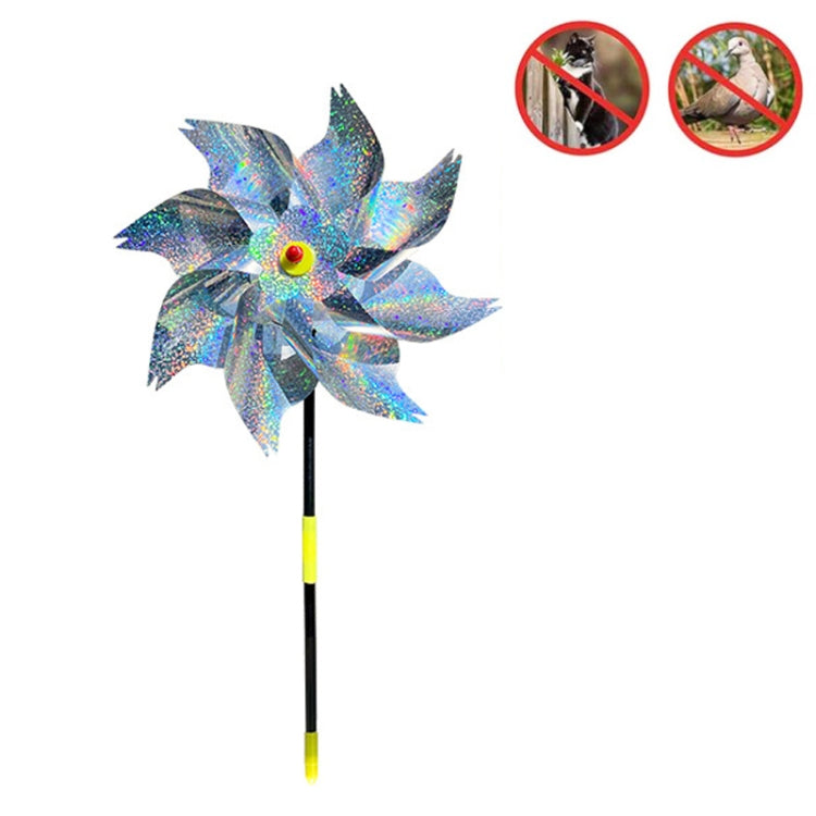 Balcony Garden Farmland Bird Catcher Reflector Anti-bird Laser Windmill, Style: Seven My Store