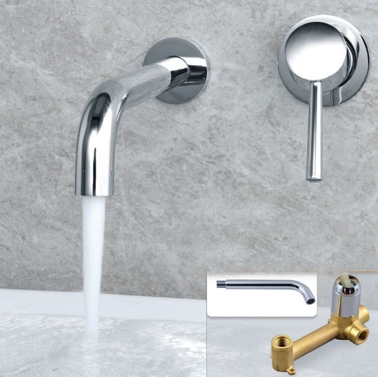 In-wall Hidden Concealed Faucet Hot and Cold Copper Mixing Valve Reluova