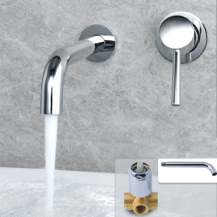 In-wall Hidden Concealed Faucet Hot and Cold Copper Mixing Valve Reluova