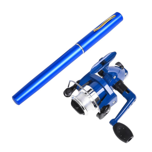 LEO Pen Type Fishing Rod & Spinning Wheel Fishing Reel Portable Pocket Fishing Gear Reluova