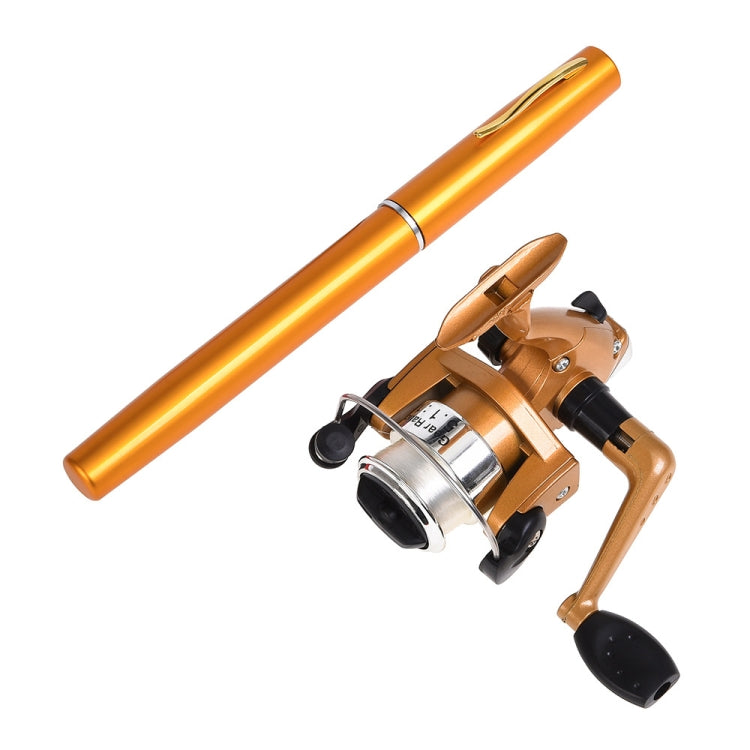 LEO Pen Type Fishing Rod & Spinning Wheel Fishing Reel Portable Pocket Fishing Gear Reluova